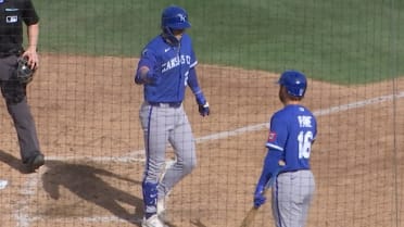 Carter Jensen's first home run of spring