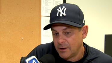 Aaron Boone discusses Yankees' blowout victory