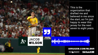 Jacob Wilson on excitement for long-term A's contract