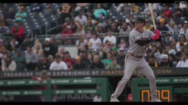 Field view of Pavin Smith's homer