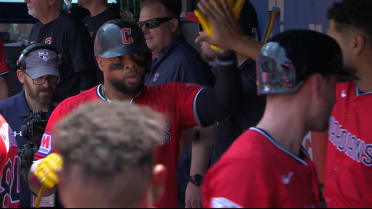 Carlos Santana homers 15 years since his debut