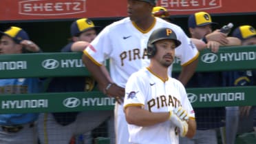 Bryan Reynolds' foul ball confirmed after review
