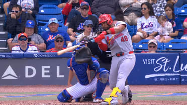 Iván Herrera's two-run home run