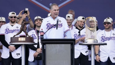 Bochy celebrates World Series win