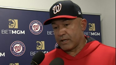 Miguel Cairo on pitching in Nationals' 3-2 loss