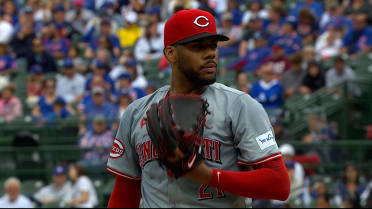 Hunter Greene K's Christian Bethancourt, escapes jam