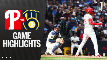 Phillies vs. Brewers Highlights