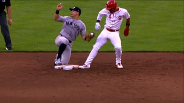 Max Fried picks off Santiago Espinal after review
