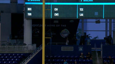 Foul ball confirmed after umpire review