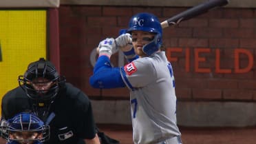 Michael Massey scores on Bobby Witt Jr.'s force out