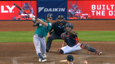 Cole Young's two-run double