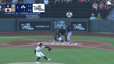 Cameron Cauley homers (6) on a fly ball to center field.