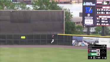 Jud Fabian's leaping catch