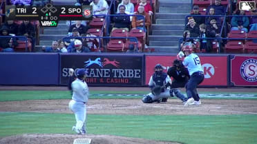 Ethan Hedges homers (8) on a fly ball to right center field.