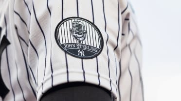 Yankees sport John Sterling commemorative patch
