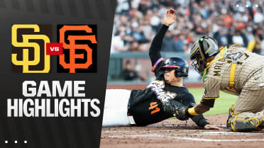 Padres vs. Giants Highlights