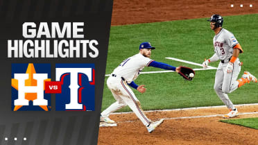 Astros vs. Rangers Highlights 