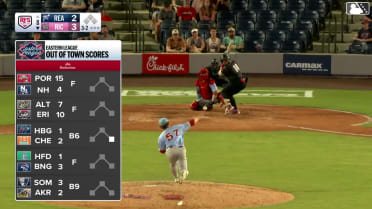 Jancel Villarroel homers (1) on a fly ball to center field.