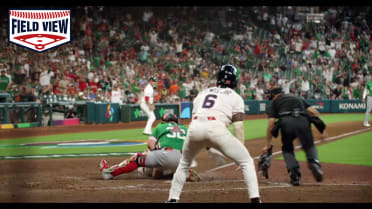 Field View: Arozarena nabs runner at home plate