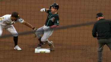 Jackson Merrill throws out Corbin Carroll