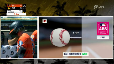 Ball overturned after ABS challenge