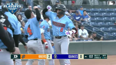 Harold Coll crushes a two-run home run