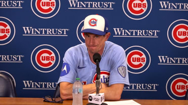 Craig Counsell discusses the Cubs' 17-1 loss