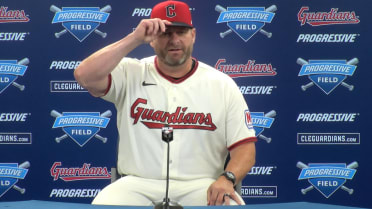 Stephen Vogt discusses the Guardians' 10-6 loss