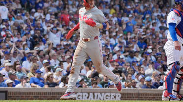 Bryson Stott scores on an error