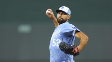 Michael Wacha K's Angel Martínez for first strikeout