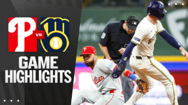 Phillies vs. Brewers Highlights
