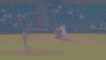 Esmerlyn Valdez's third homer of the Fall League