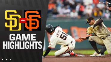 Padres vs. Giants Highlights