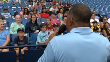 Rays host Pitch, Hit and Run event at Tropicana Field