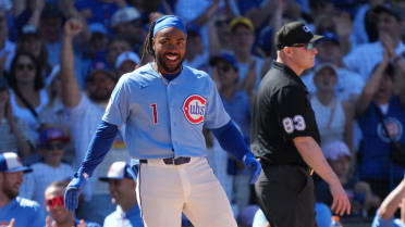 Justin Dean's first career hit is a three-run triple