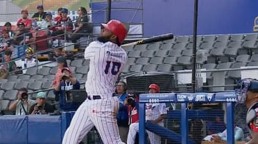 Jonrón de dos carreras de Franchy Cordero 