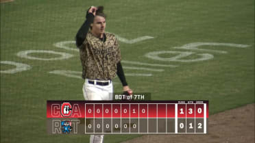 George Klassen fans eight across seven frames