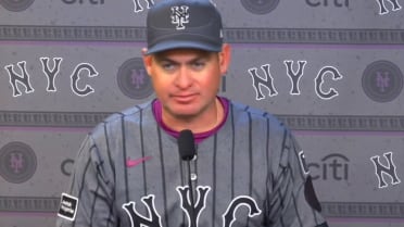 Carlos Mendoza on Baty's big game, Megill's start