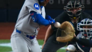 Michael Busch not hit by pitch after review