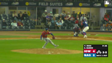 Jeferson Quero homers (5) on a fly ball to right center field.