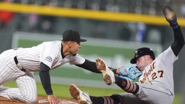Trey Sweeney is caught stealing after review