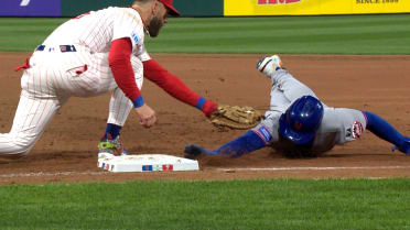 Aaron Nola picks off Brett Baty after review 