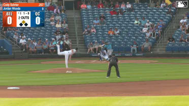 Starlyn Caba singles on a line drive to center fielder Asbel Gonzalez. Dillon Head scores.