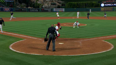 Marlins challenge out at home