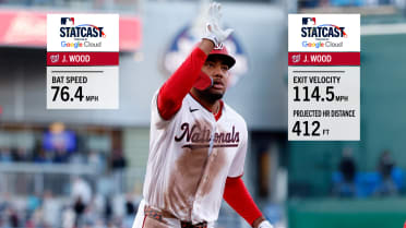 James Wood hammers 114.5 mph, 412-foot home run