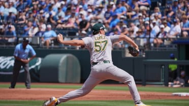 Jacob Lopez strikes out Vinnie Pasquantino