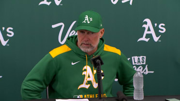 Mark Kotsay on Luis Morales' start, facing Crochet