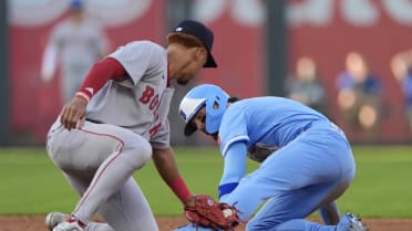 Bobby Witt Jr. steals second