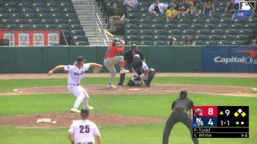 Mason White singles on a fly ball to center fielder Mathieu Vallee. Will Turner scores. Brooks Brannon to 2nd.