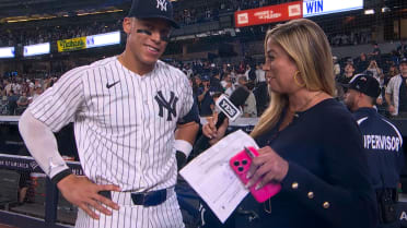 Aaron Judge on the Yankees' wild pitch walk-off win